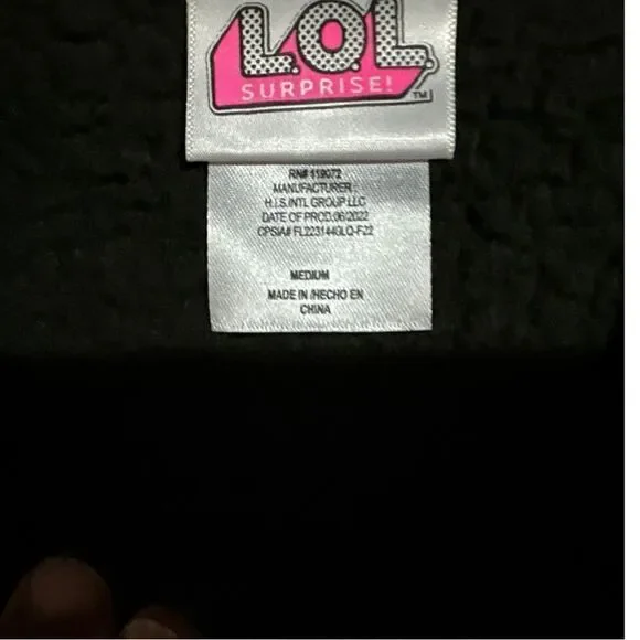 L.O.L. Surprise! Fuzzy Sweater girl medium size, LOL Pullover Knit, Long Sleeve - Picture 3 of 5